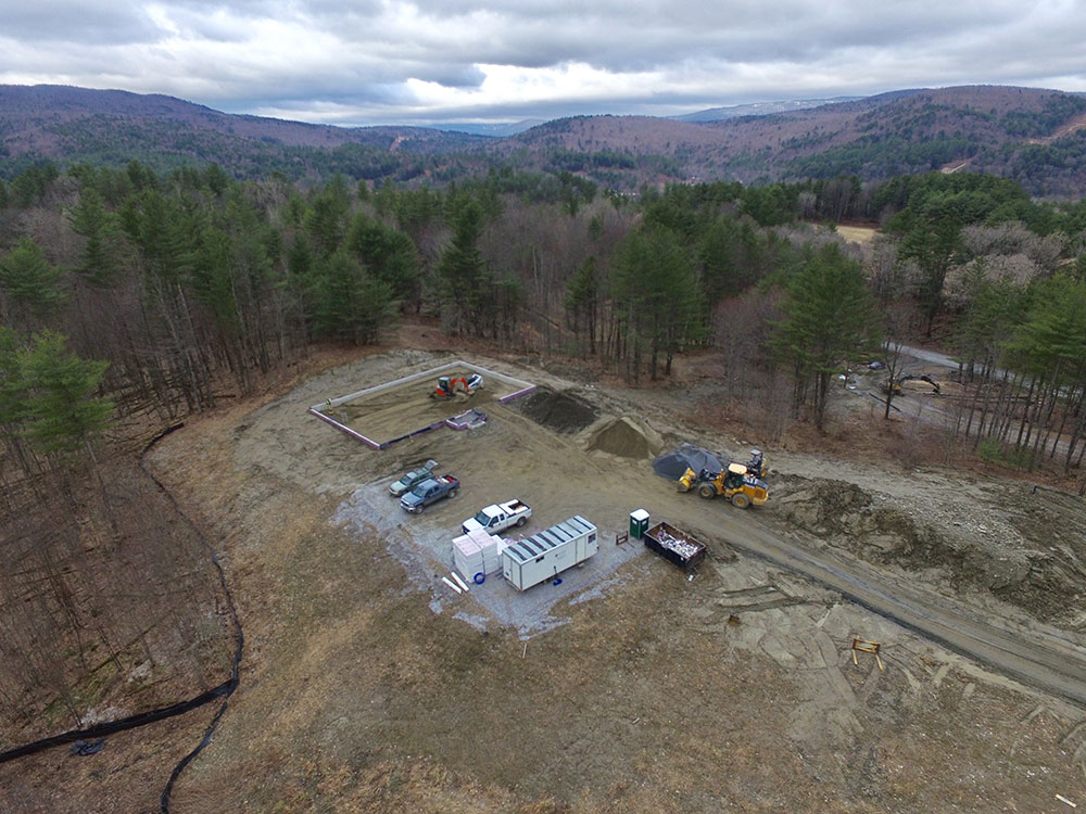 Breaking ground at our new office location in Middlesex VT